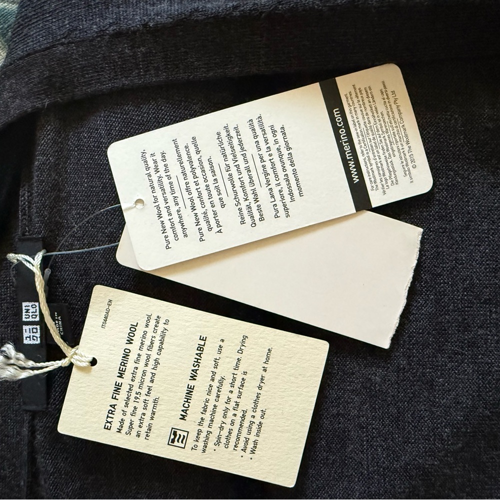 Uniqlo Dark Gray Cardigan - Picture 2 of 5